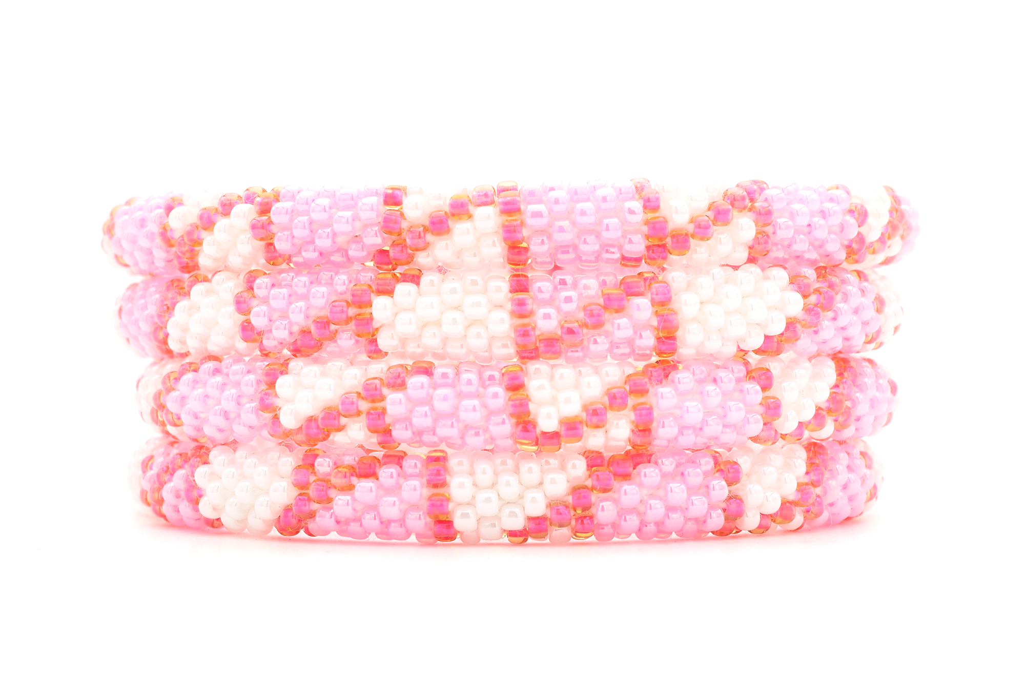 Sashka Co. Extended 8" Bracelet Pink / White Pink Clouds Bracelet - Extended 8"