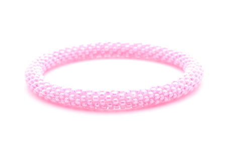 Sashka Co. Extended 8" Bracelet Solid Pink Sugar Sweet Bracelet - Extended 8"