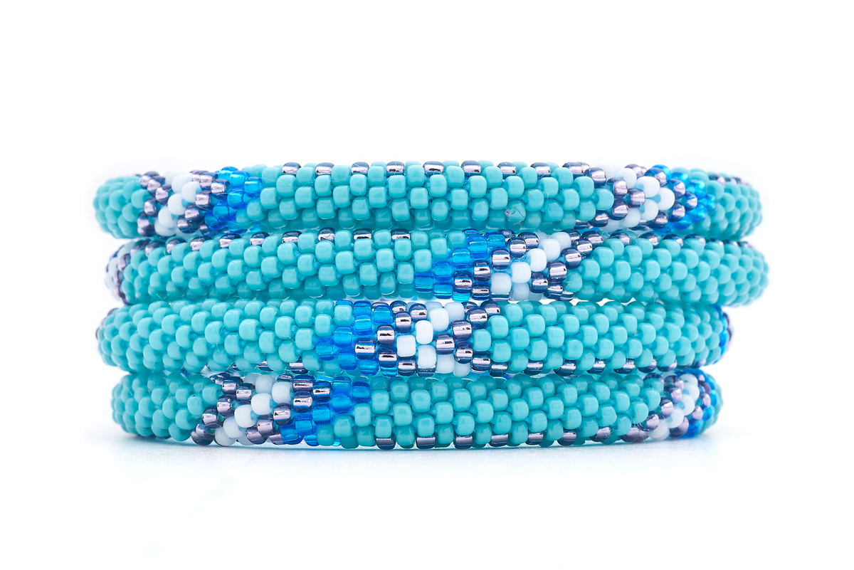 Sashka Co. Extended 8" Bracelet Turquoise / White / Blue / Purple Turquoise Bliss Bracelet - Extended 8"