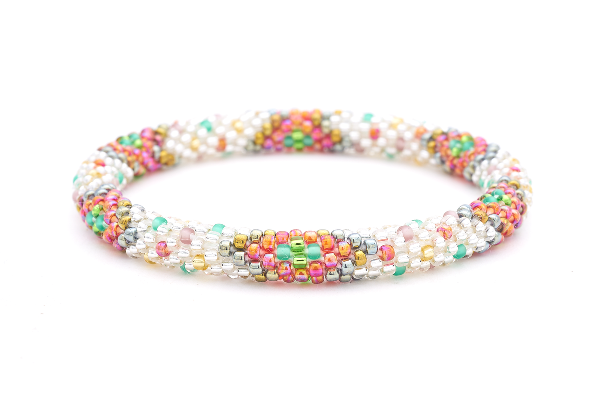 Sashka Co. Glass Bead Bracelet Mixed Festive Dazzle Bracelet