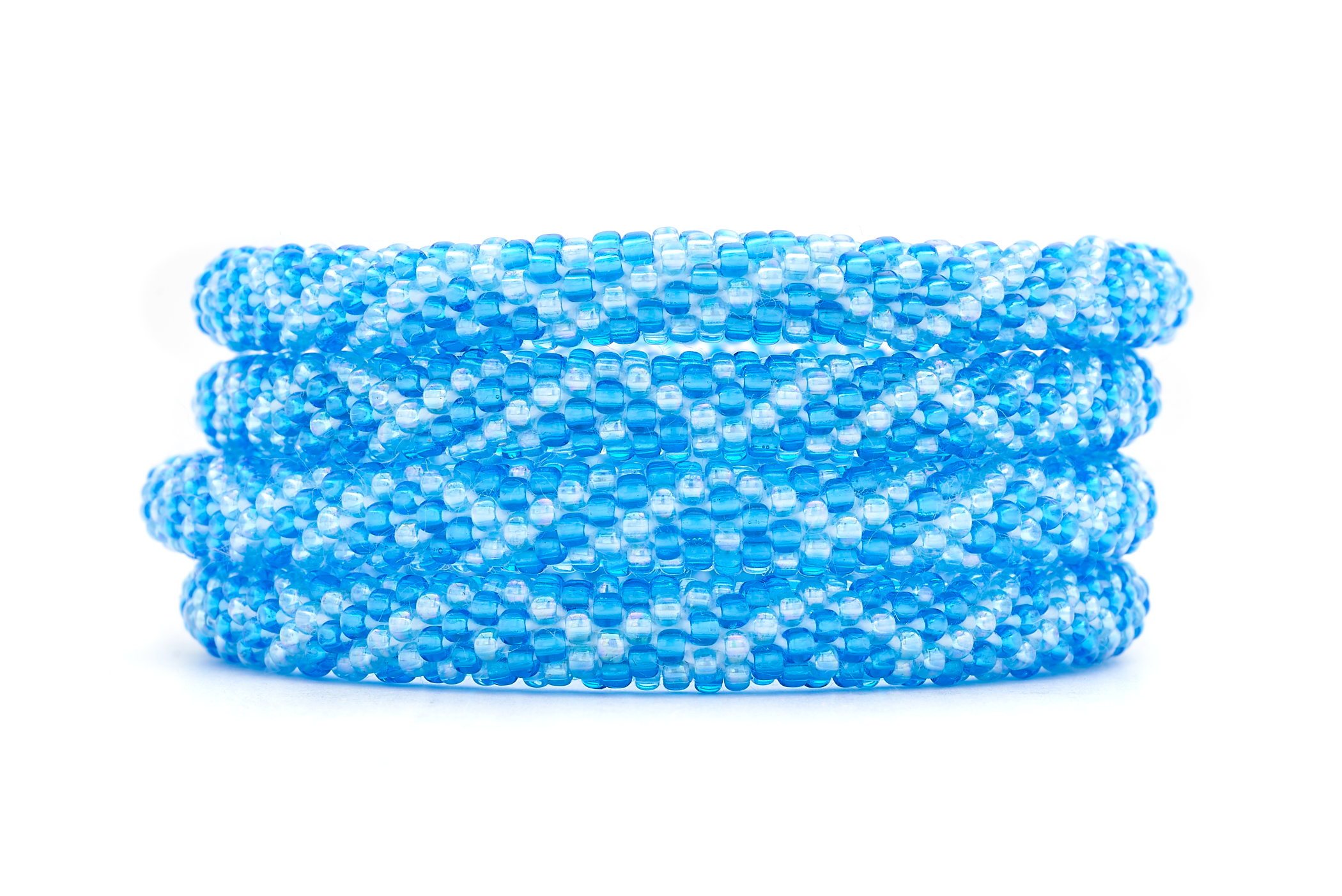 Sashka Co. Kids Glass Bead Bracelet Blue / Light Blue Blue Power Bracelet - Kids | Glass Bead Bracelet