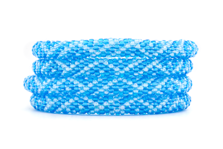 Sashka Co. Kids Glass Bead Bracelet Blue / Light Blue Blue Power Bracelet - Kids | Glass Bead Bracelet