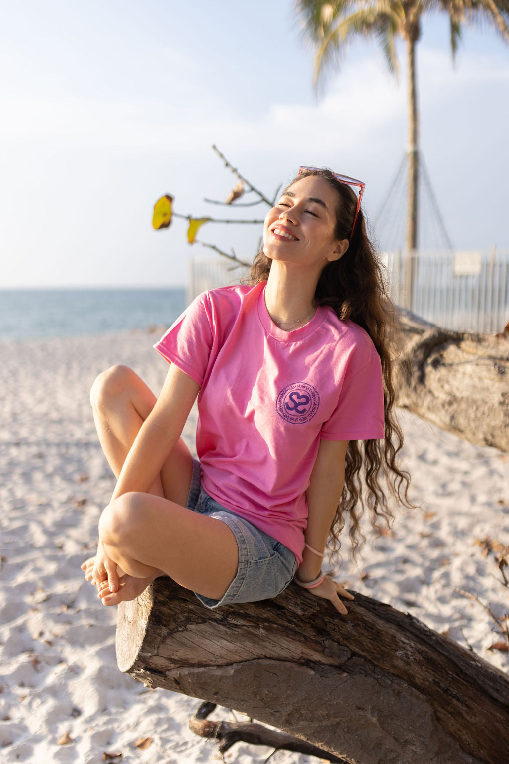 sashka|co® Shirt Classic Fit Pink Surf Tee