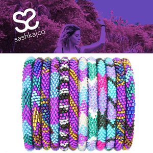 Sashka Co. Bracelet Set 2 Bracelets Purple Power Set of 2