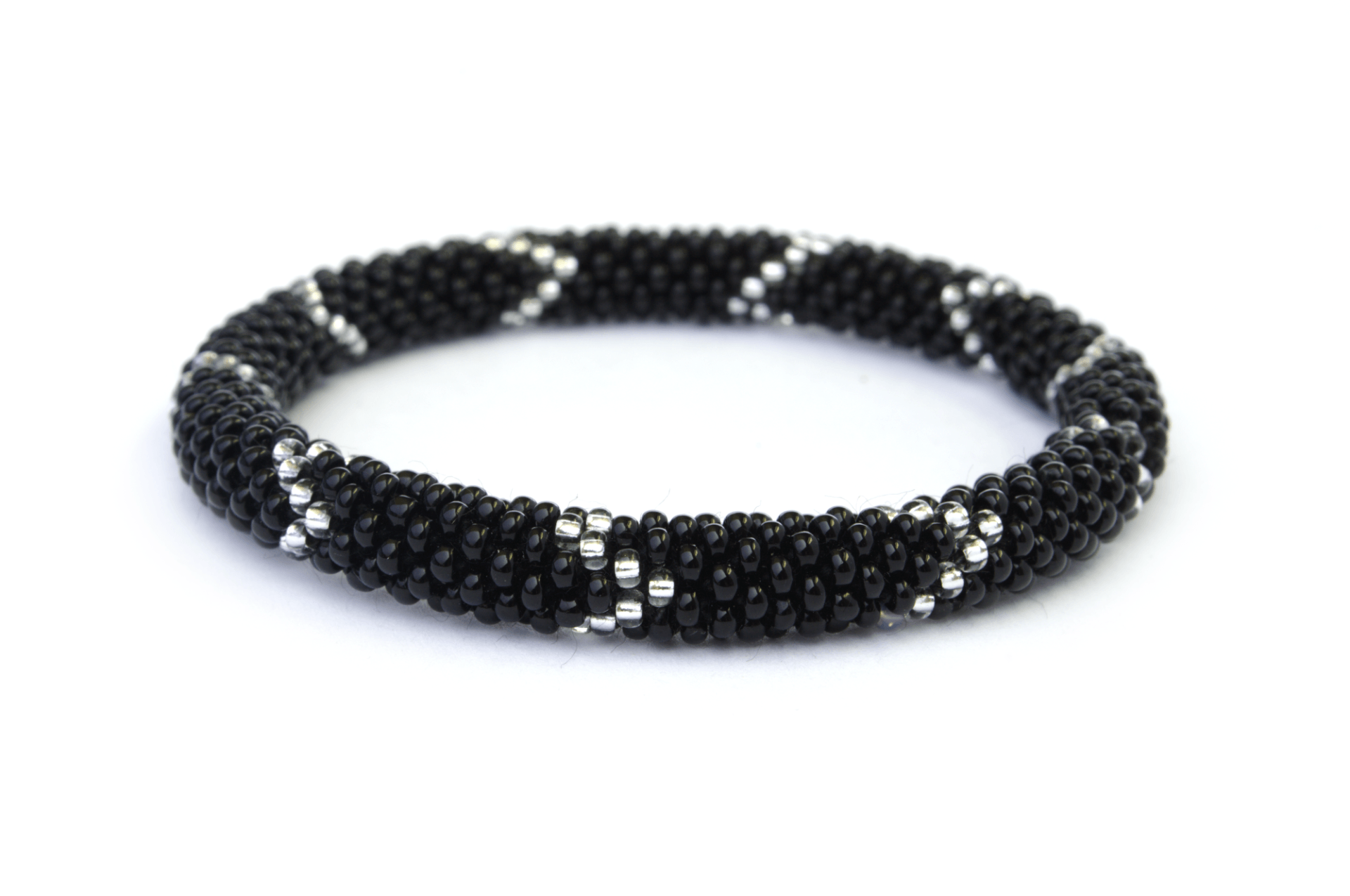 Sashka Co. Extended 8" Bracelet Black / Clear Midnight Chic Bracelet - Extended 8"