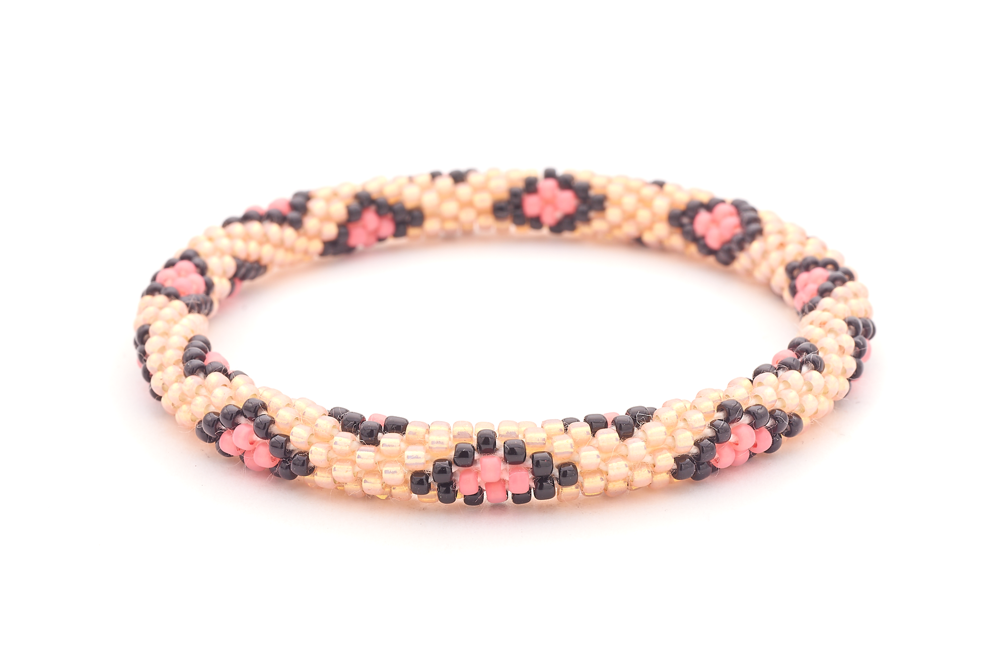 Sashka Co. Extended 8" Bracelet Black / Pink Pink Cheetah Bracelet - Extended 8"