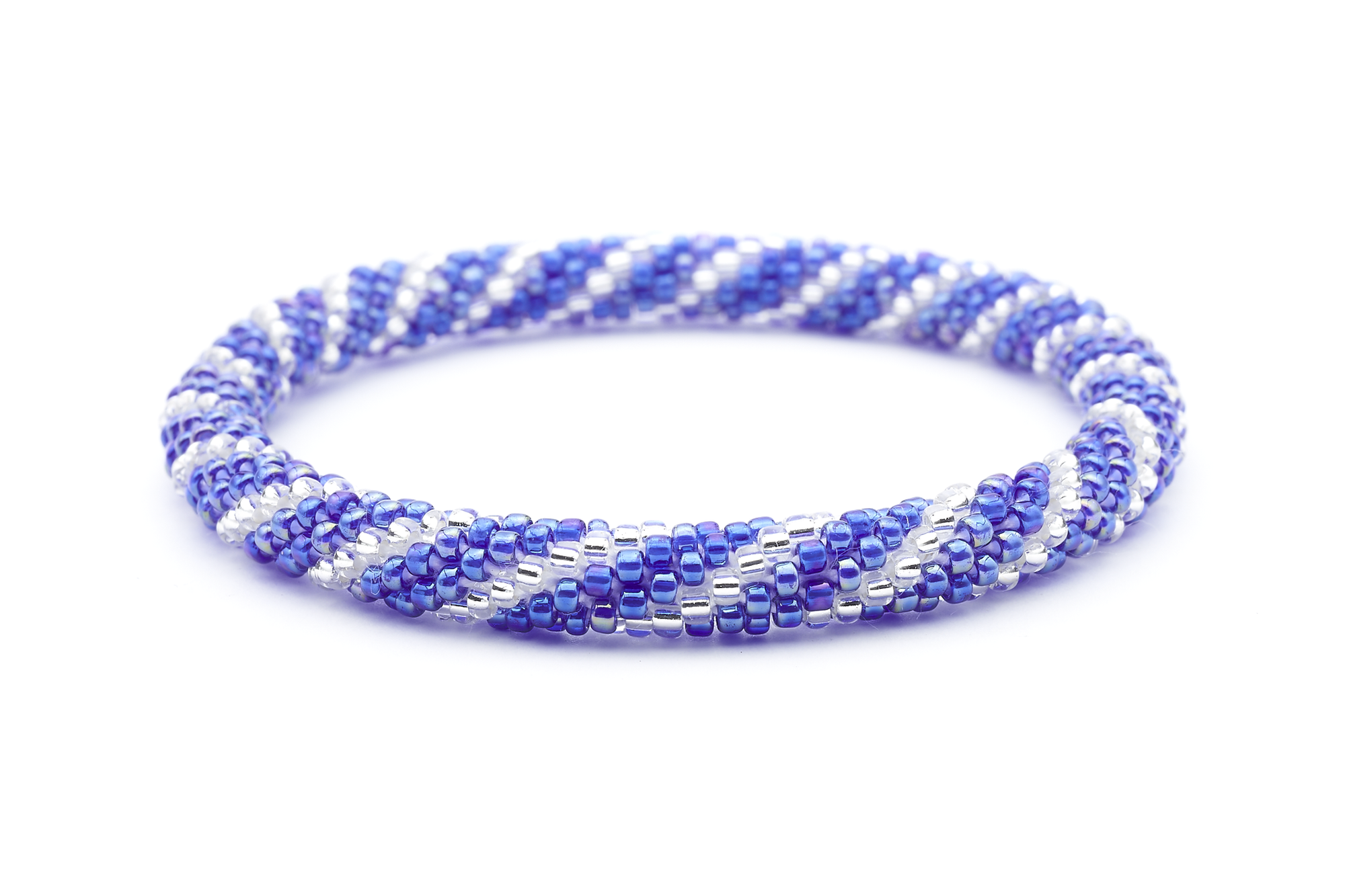 Sashka Co. Extended 8" Bracelet Iridescent Blue/Clear Secret Limited Bracelet - Extended 8"