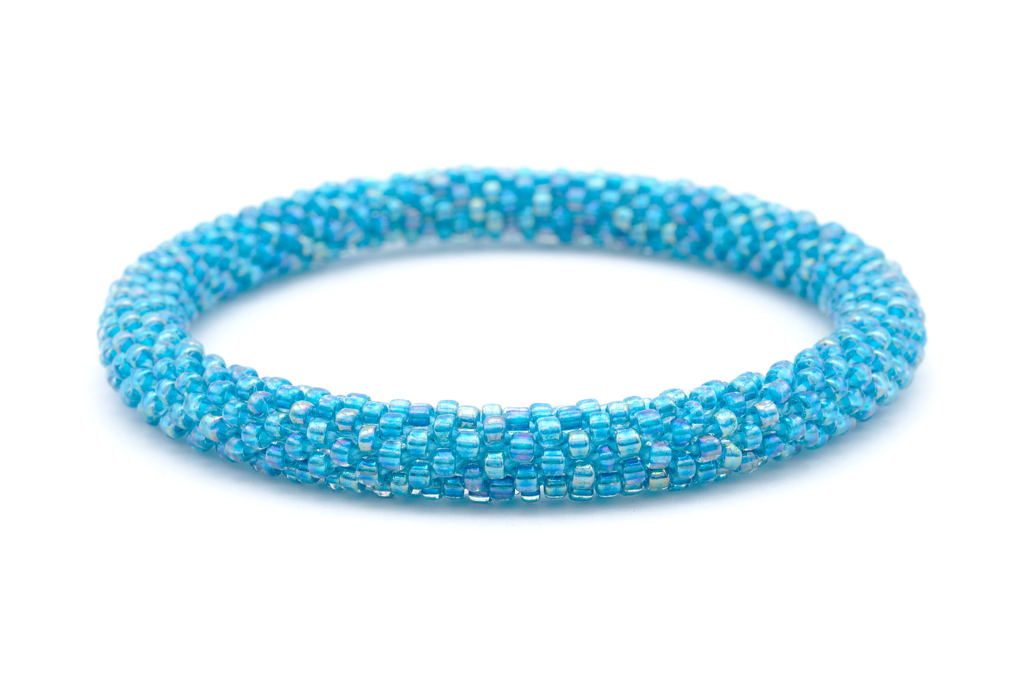 Sashka Co. Extended 8" Bracelet Iridescent Blue Ocean Girl Bracelet - Extended 8"