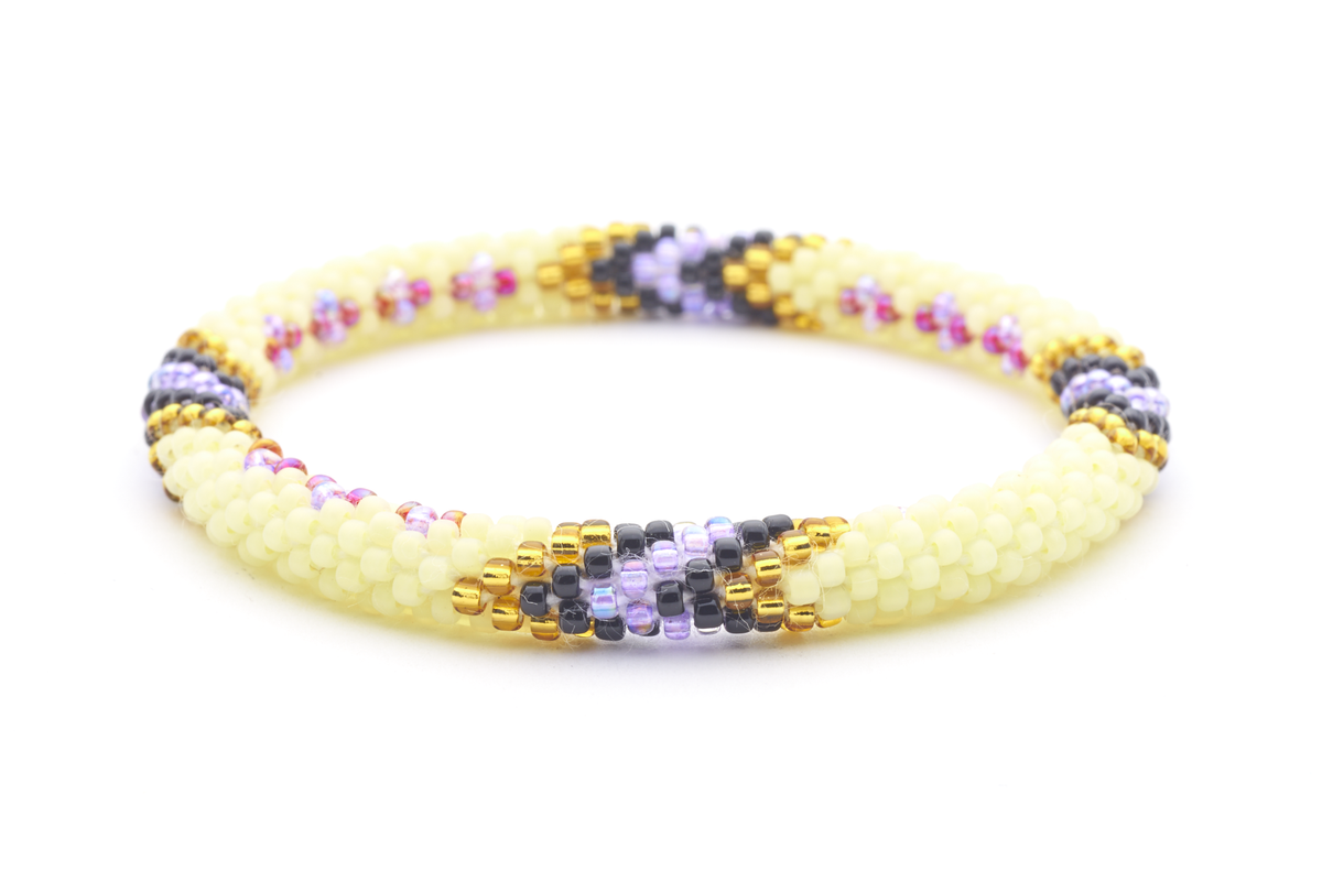 Sashka Co. Extended 8" Bracelet Matte Yellow / Black / Gold / Purple / Red Majesty Bracelet - Extended 8"