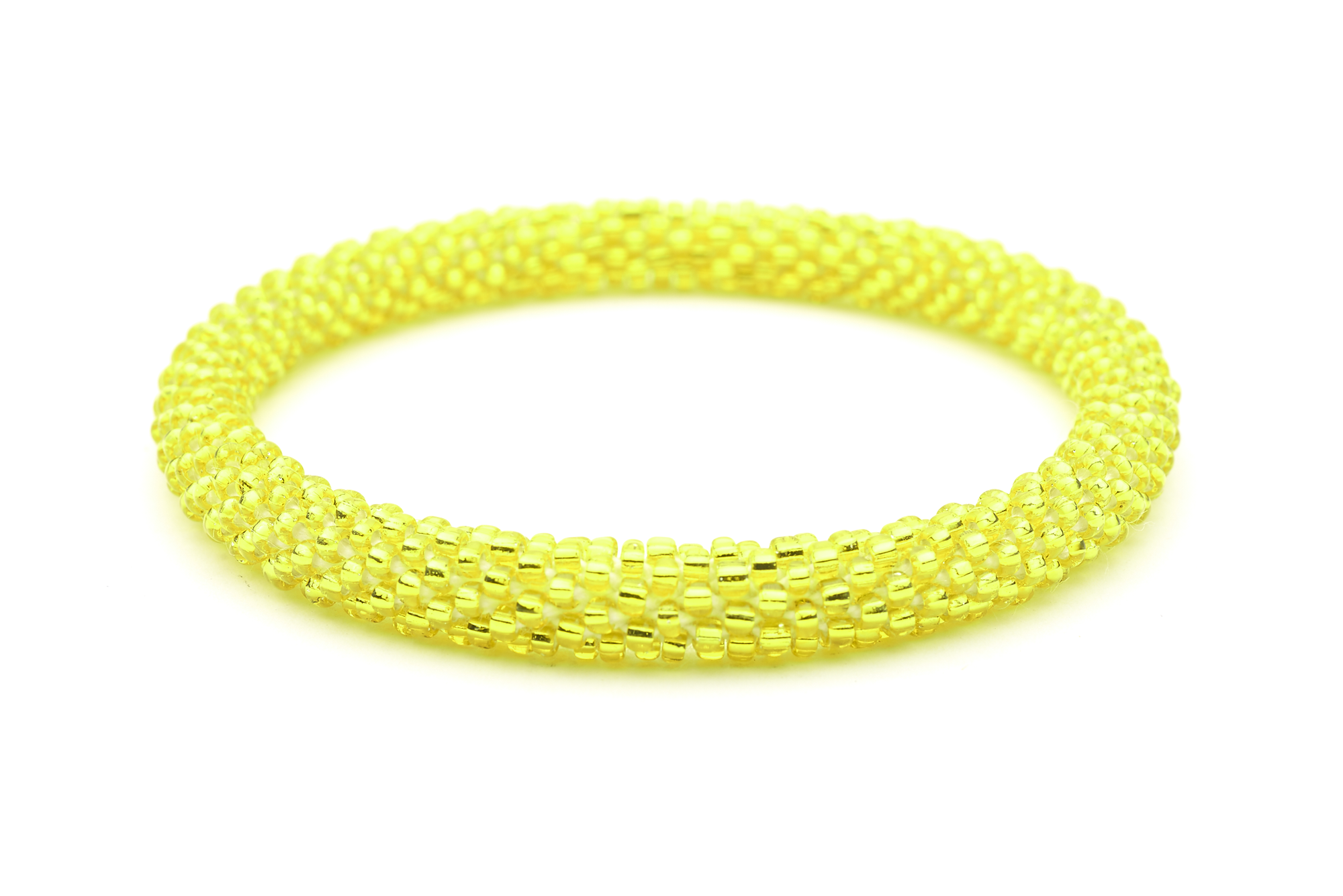 Sashka Co. Extended 8" Bracelet Metallic Yellow Metallic Yellow Bracelet - Extended 8"