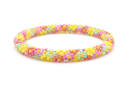 Sashka Co. Extended 8" Bracelet Mixed Rainbow Sorbet - Extended 8"