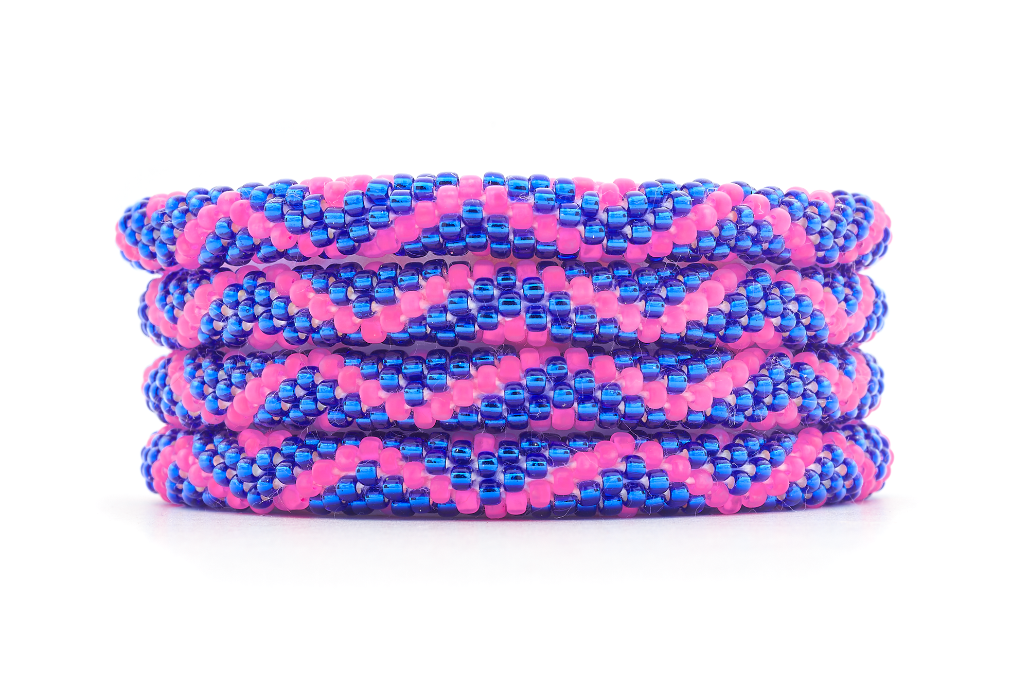 Sashka Co. Extended 8" Bracelet Pink / Blue Beautifully Charming Bracelet - Extended 8"