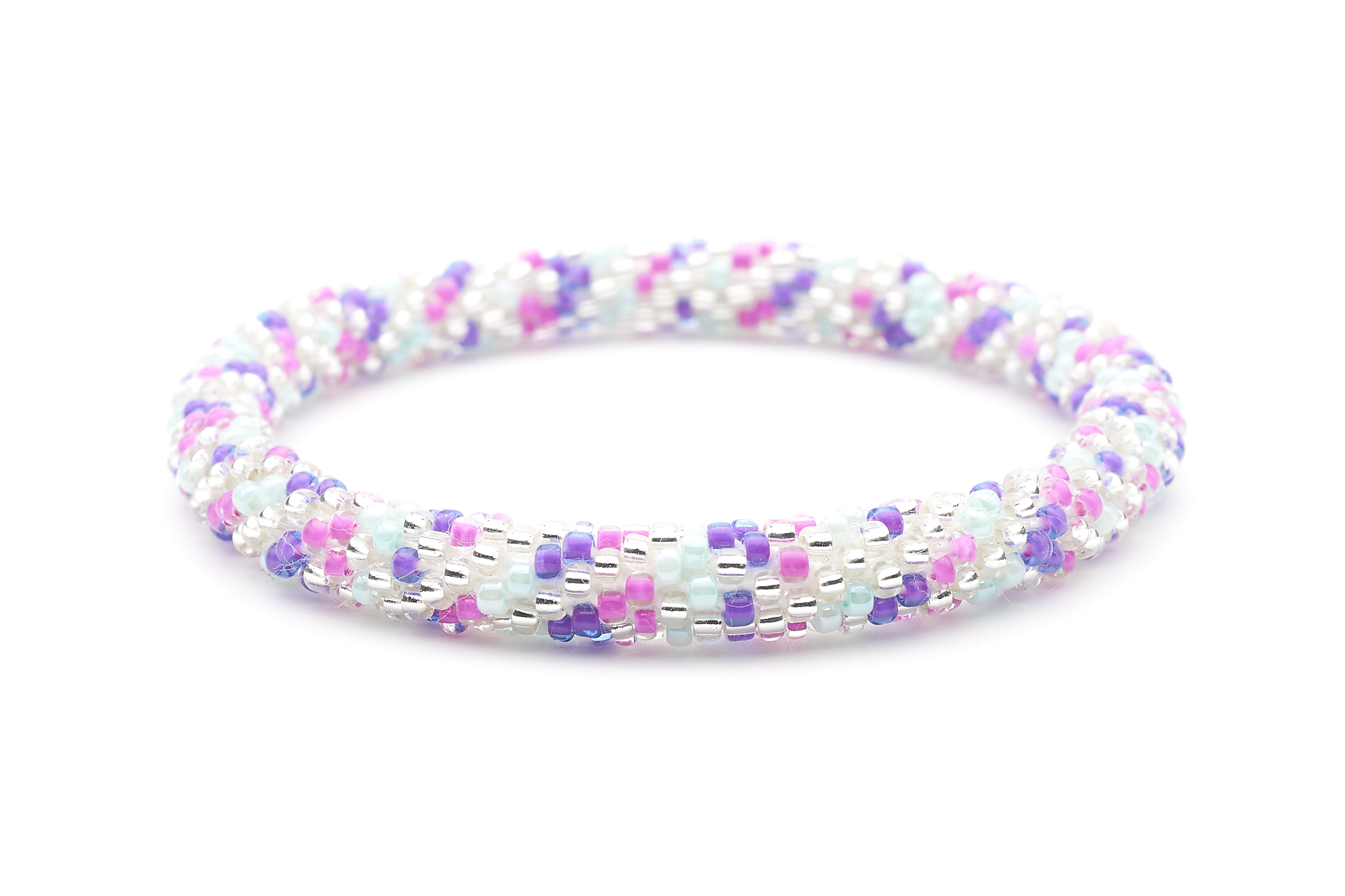 Sashka Co. Extended 8" Bracelet Pink / Purple / Clear / Mint Princess Bracelet - Extended 8"