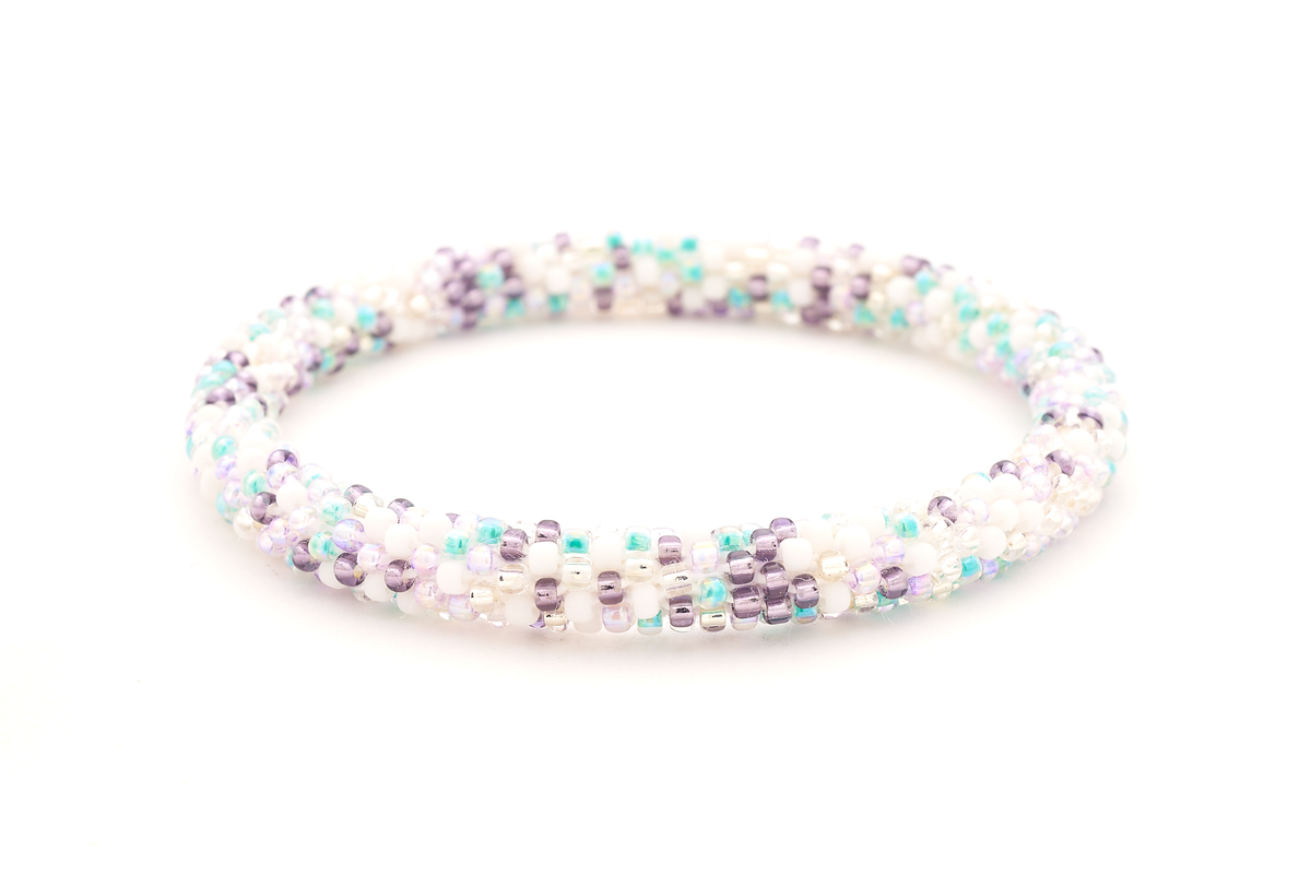 Sashka Co. Extended 8" Bracelet Purple / White / Clear / Green Mermaid Magic Bracelet - Extended 8"