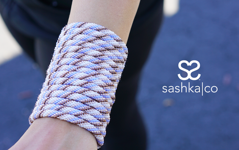 Sashka Co. Extended 8" Bracelet Rose Gold / White / Light Blue / Bronze Limited Release Bracelet - Extended 8"