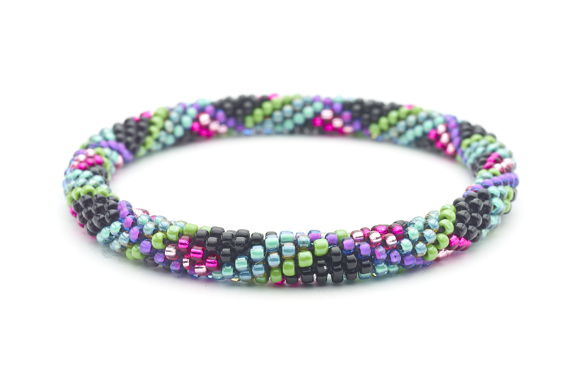 Sashka Co. Original Bracelet Black / Purple / Green /Pink Holiday Bracelet