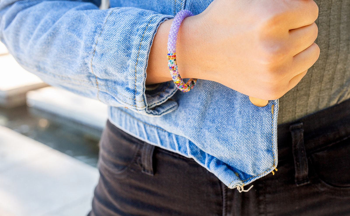 Sashka Co. Original Bracelet Mixed / Iridescent Purple Purple Balance Bracelet