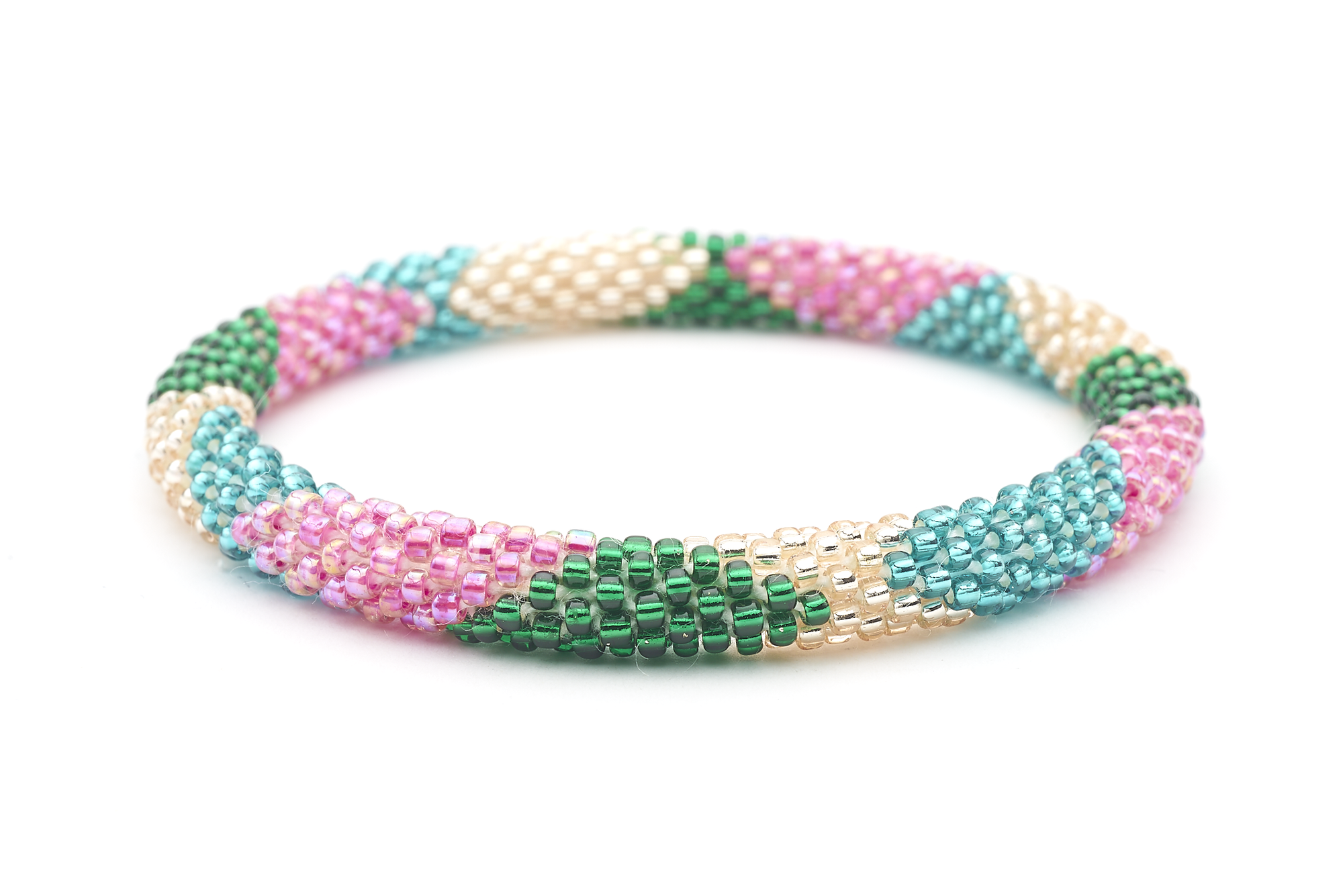 Sashka Co. Original Bracelet Pink / Green / Teal / Rose gold Azalea Bracelet