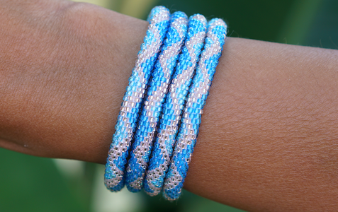 Sashka Co. Original Bracelet Rose Gold / Blue / Aqua Freedom Bracelet