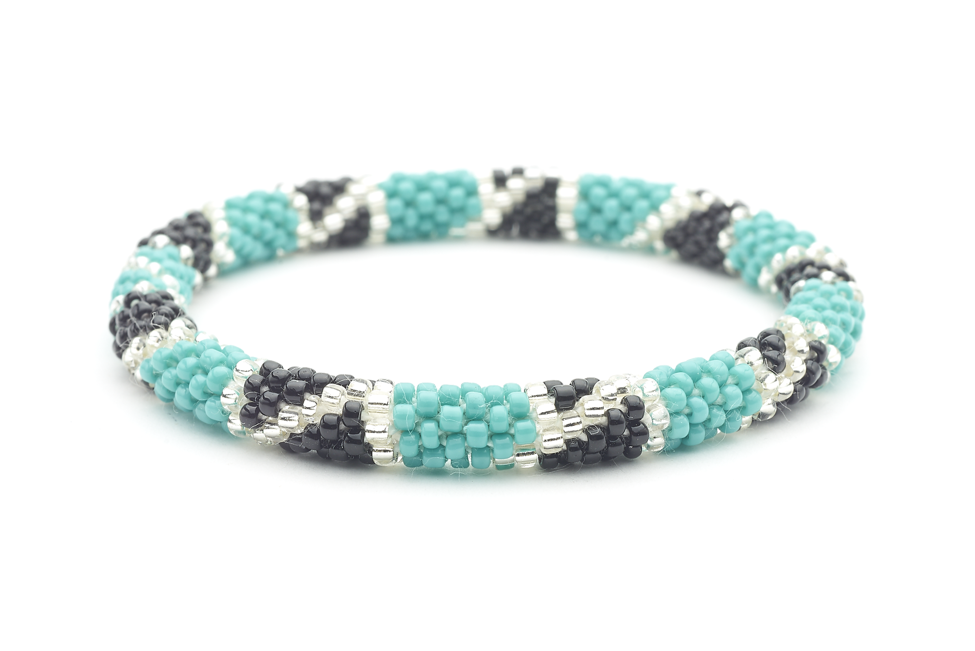 Sashka Co. Original Bracelet Turquoise / Black / Clear Turquoise Diamond Bracelet