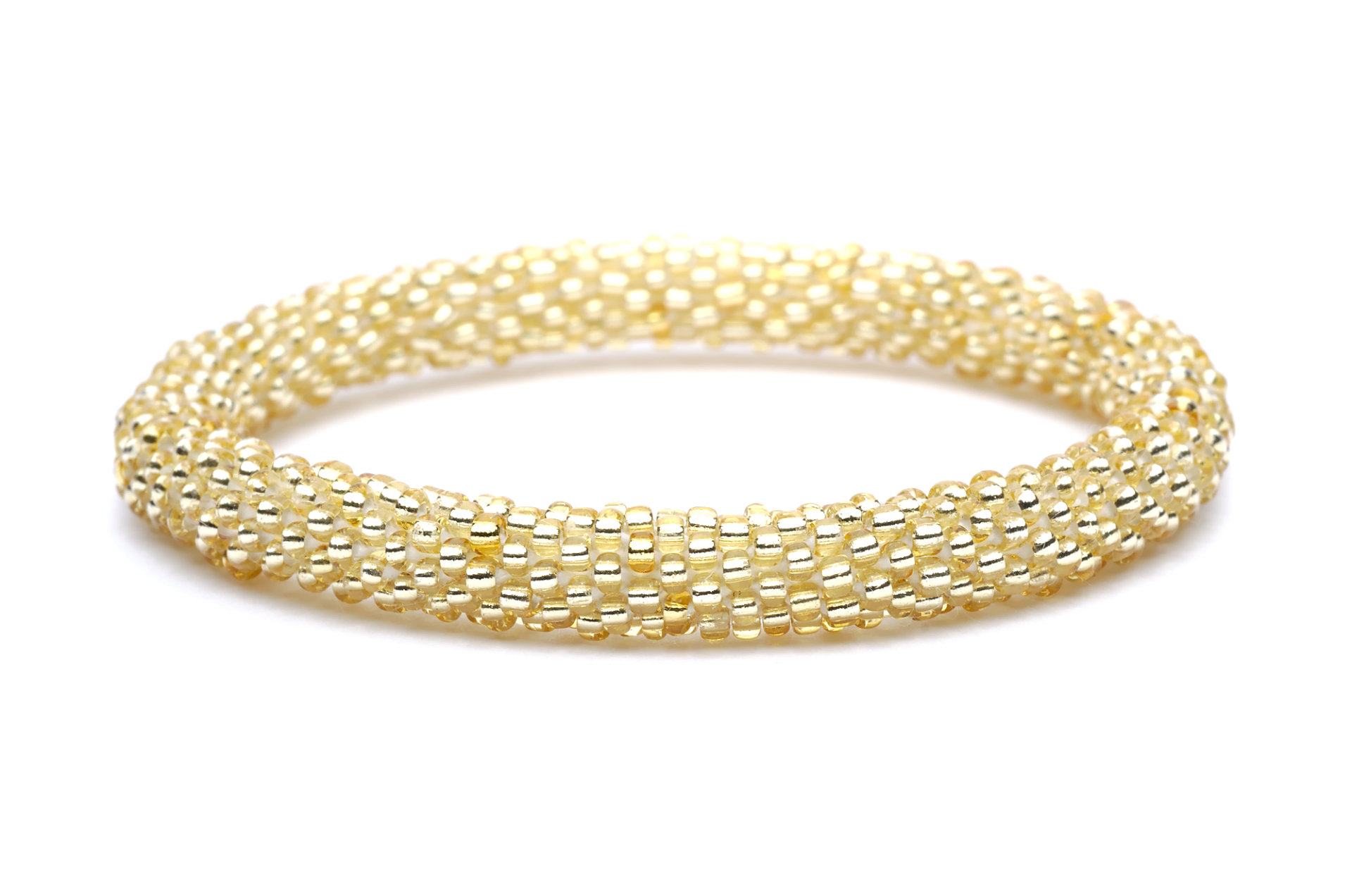 Sashka Co. Solid Champagne Gold Champagne Gold Bracelet - Extended 8"