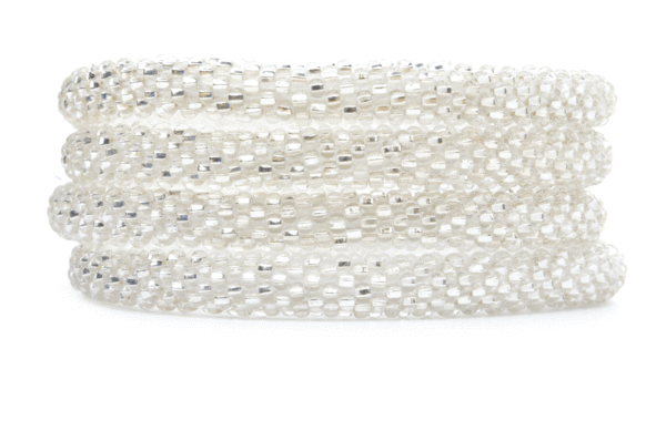 Sashka Co. Solid Clear Diamond Sparkle Bracelet - Kids