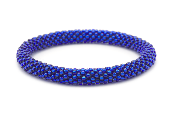 Sashka Co. Solid Deep Blue Friends Bracelet - Extended 8"